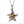 Icona Charm Starfish Necklace in sterling silver plated with rhodium with citrine and diamonds