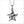 Icona Charm Starfish Necklace in sterling silver plated with rhodium with pearl and diamonds