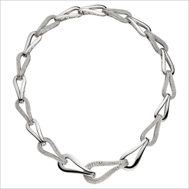 Fiamma 18K White Gold & Diamond Necklace