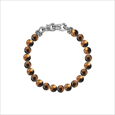 Men's Centauro Tigers Eye 8mm Bead Bracelet