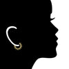 Icona Small Hoop Earrings in Sterling Silver plated with 18k Yellow Gold