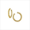 Icona Gold Plated Medium Hoop Earrings