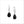 Icona Sterling Silver, Black Onyx & Diamond Drop Earrings