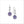 Icona Sterling Silver & Amethyst Drop Earrings