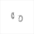 Icona Small Huggie Earrings in Sterling Silver