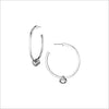 Icona Hoop Earrings in Sterling Silver