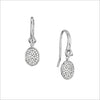 Lolita Diamond Earrings in Sterling Silver