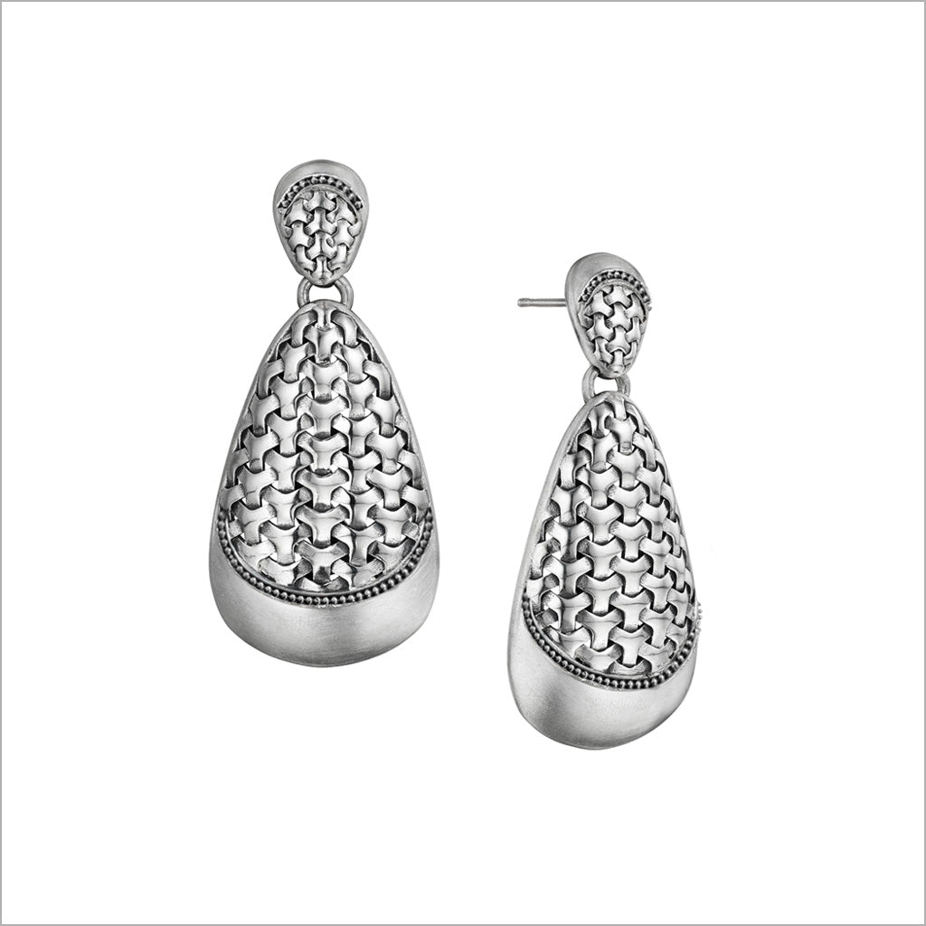 Ricamo Sterling Silver Earrings