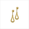 Fiamma 18K Yellow Gold & Diamond Earrings