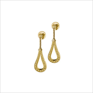 Fiamma 18K Yellow Gold & Diamond Earrings