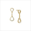 Fiamma 18K Yellow Gold & Diamond Earrings