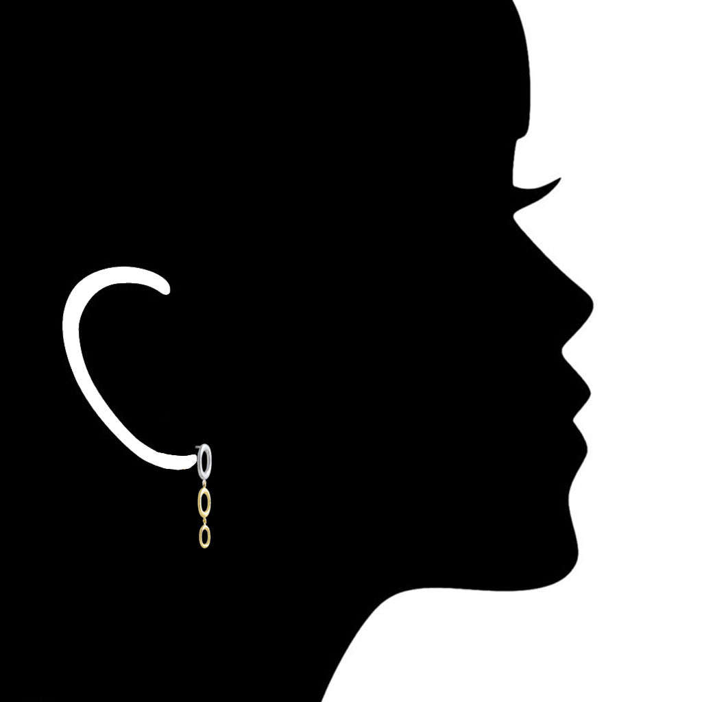 ALLEGRA 18K GOLD & DIAMOND EARRINGS