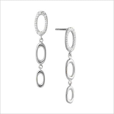 Allegra 18K White Gold Earrings with Diamonds