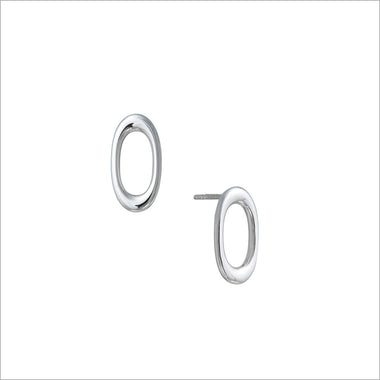 Allegra 18K White Gold Stud Earrings