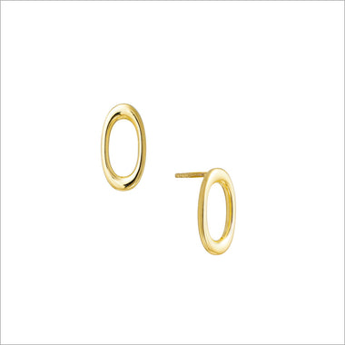 Allegra 18K Yellow Gold Stud Earrings