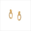 Nodo 18K Yellow Gold & Diamond Earrings