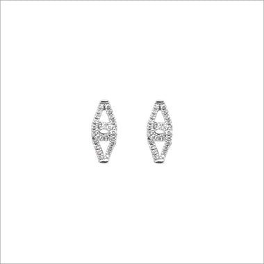 Fiamma 18K Gold Diamond Stud Earrings