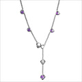 Icona Sterling Silver & Amethyst Lariat