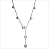 Icona Sterling Silver & Amethyst Lariat