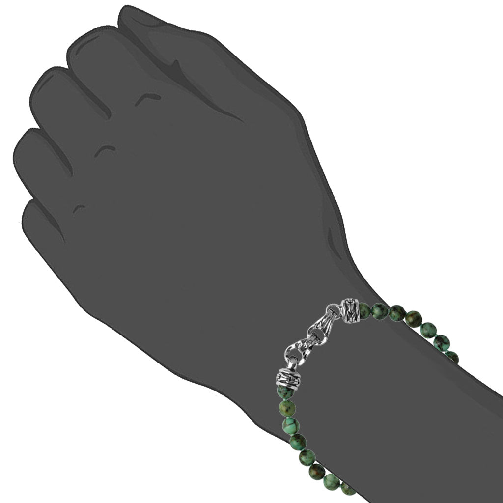 Men's Centauro Turquoise 8mm Bead Bracelet