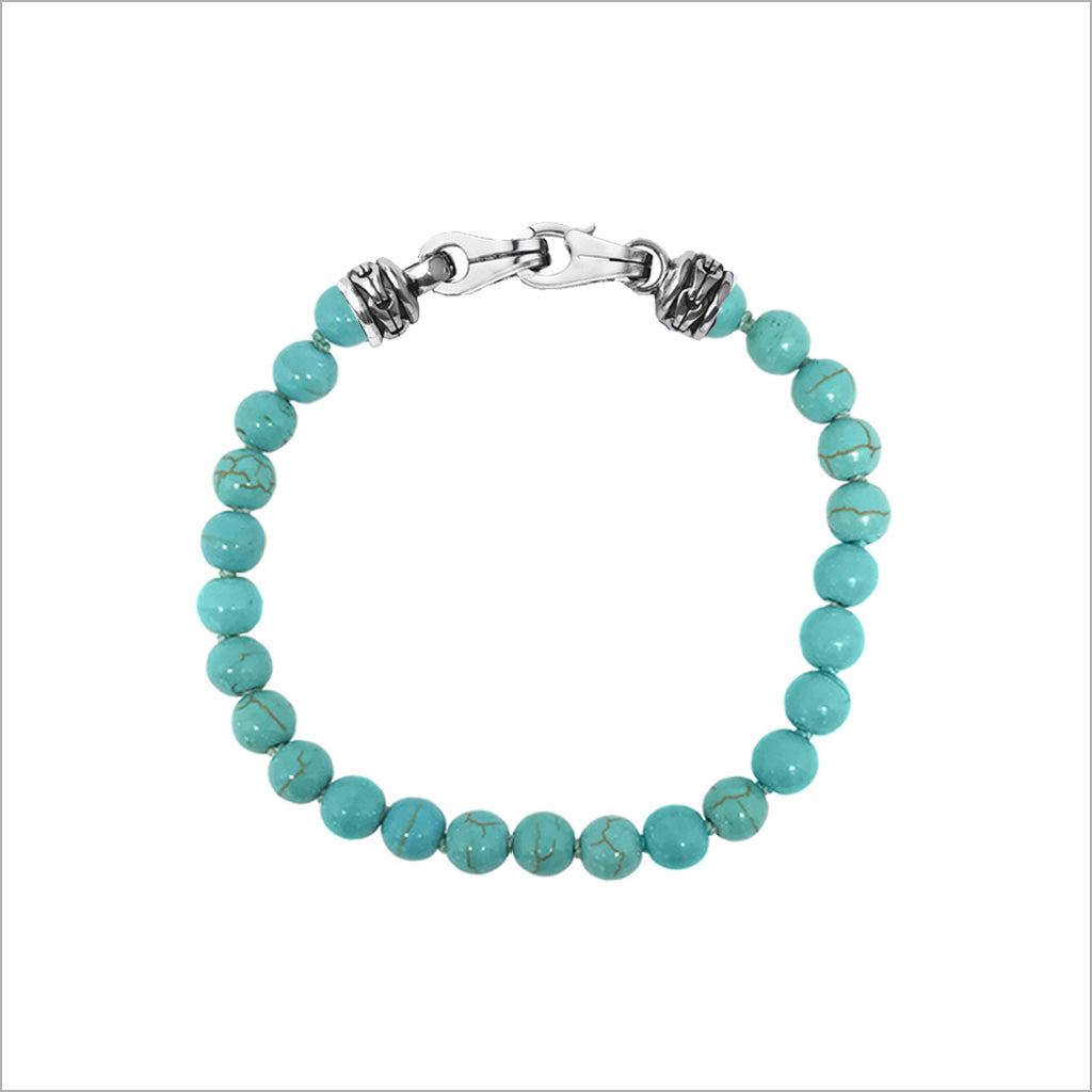 Men's Centauro Magnesite 6mm Bead Bracelet