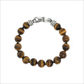 Men's Centauro Tigers Eye 8mm Bead Bracelet