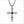 Men's Centauro Sterling Silver & Black Onyx Cross Pendant