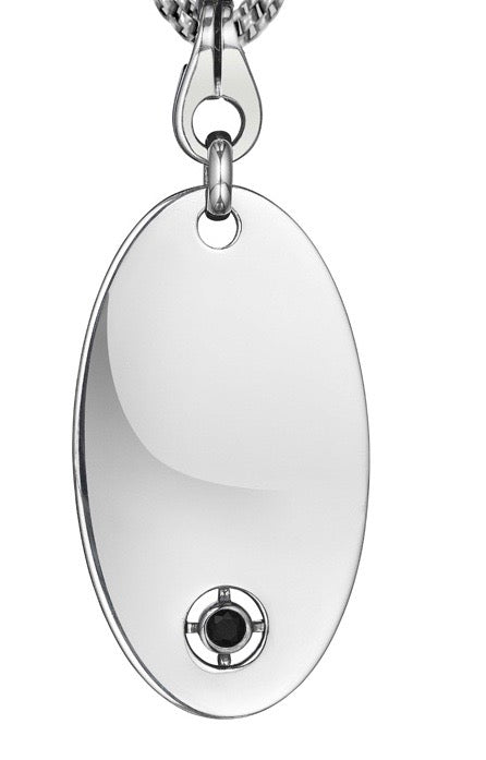Men's Centauro Sterling Silver & Black Onyx Pendant Only