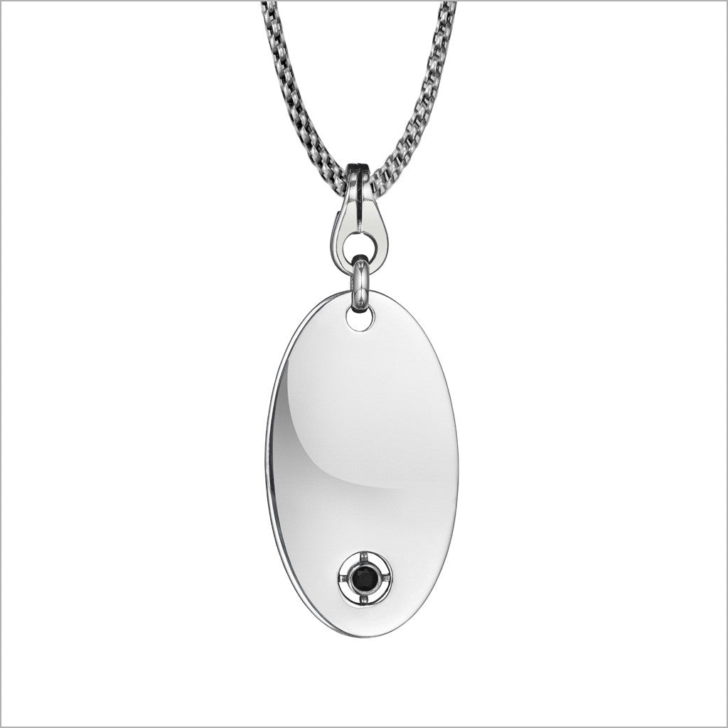 Men's Centauro Sterling Silver & Black Onyx Pendant