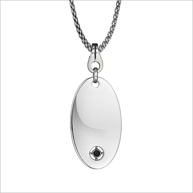 Men's Centauro Sterling Silver & Black Onyx Pendant