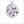 Medallion Amethyst Large Pendant in Sterling Silver