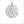 Medallion Rock Crystal Large Pendant in Sterling Silver