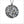 Medallion Black Rhodium & Rock Crystal Large Pendant in Sterling Silver