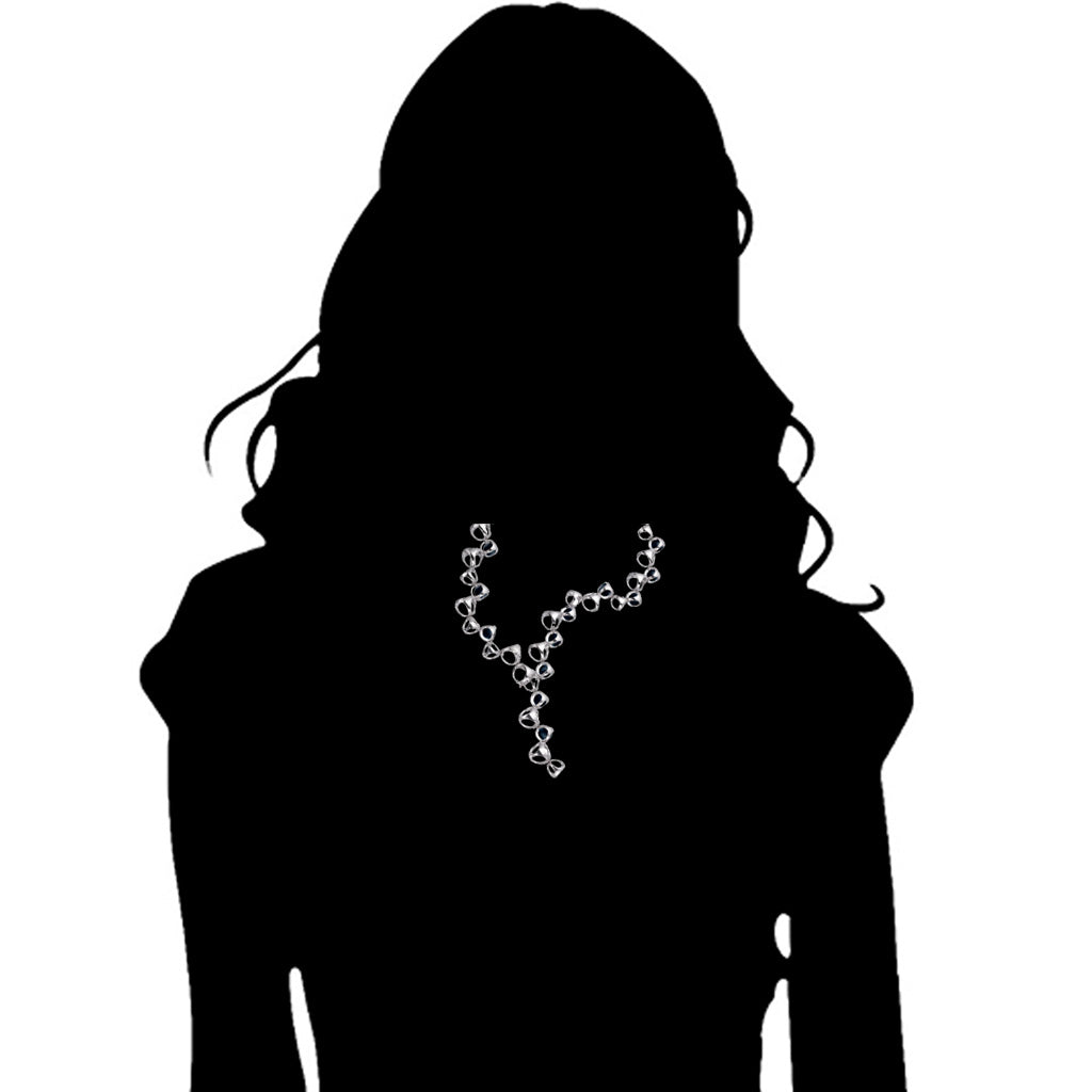 Icona Black Onyx 18" Necklace in Sterling Silver