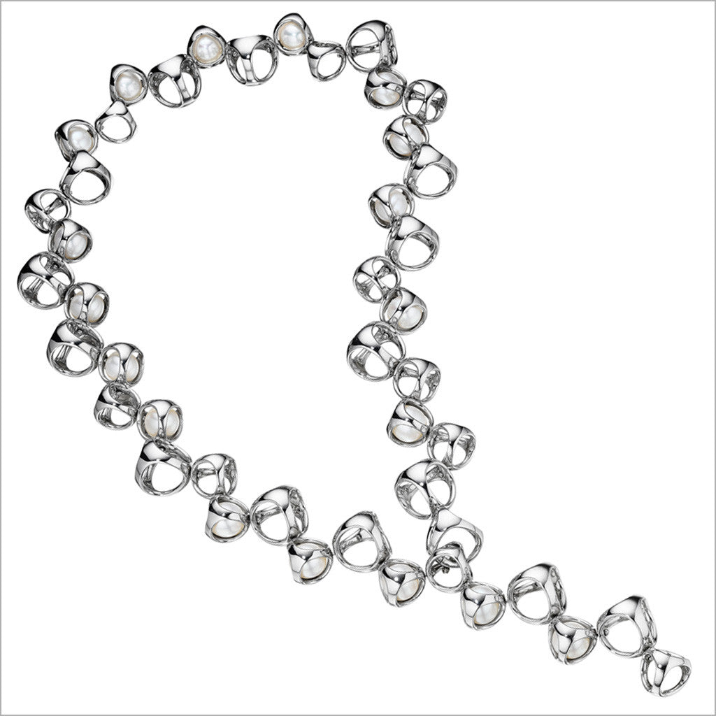 Icona Sterling Silver & Pearl Necklace