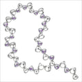 Icona Amethyst Necklace in Sterling Silver