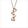 Icona Rose 4-Cage Necklace in Sterling Silver