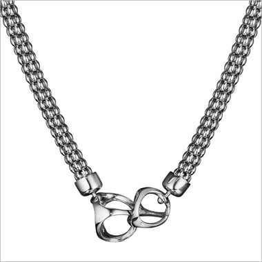Linked By Love Sterling Silver Necklace