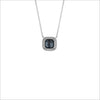 Motif Hematite Necklace in Sterling Silver
