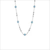 Icona Aquamarine 32" Necklace in Sterling Silver