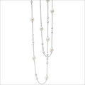 Icona Pearl 42" Necklace in Sterling Silver