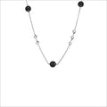 Icona Sterling Silver 18" Necklace with Black Onyx