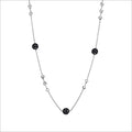 Icona Sterling Silver 32" Necklace with Black Onyx