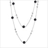 Icona Sterling Silver 42" Necklace with Black Onyx