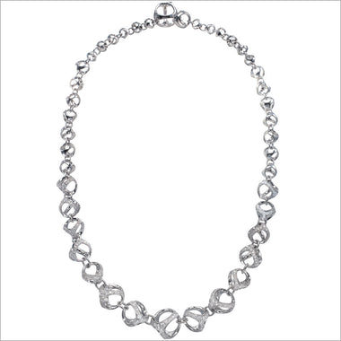 Triadra 18K White Gold & Diamond Necklace