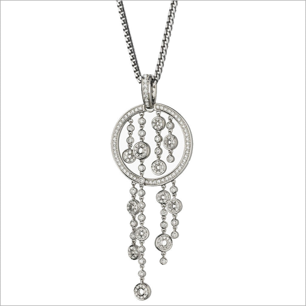 Tempia 18K White Gold & Diamond Necklace