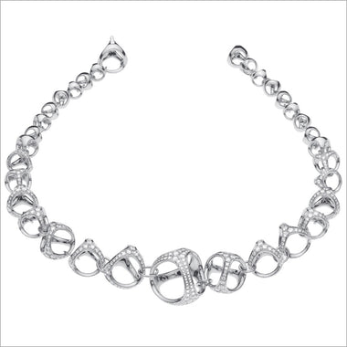 Triadra 18K White Gold & Diamond Necklace