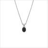 Lolita Black Diamond Necklace in Sterling Silver