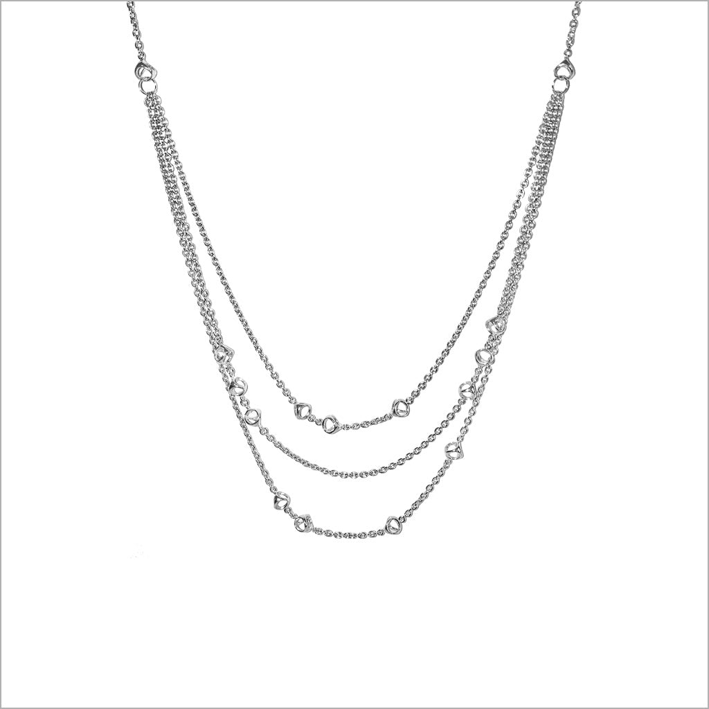 Icona Sterling Silver Drape Necklace