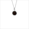 Icona Black Onyx Small Sterling Silver Necklace